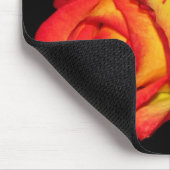 Orangegelbe Rose Mousepad (Ecke)