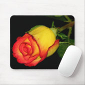 Orangegelbe Rose Mousepad (Mit Mouse)