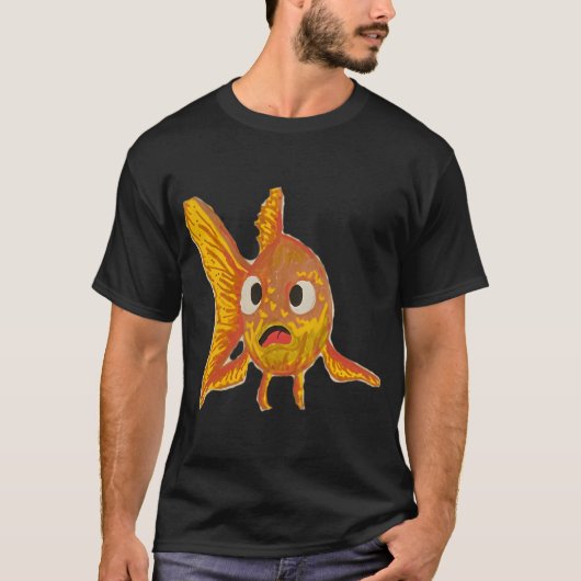 Orangegoldfisch T-Shirt (Vorderseite)