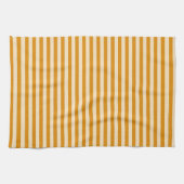 Orangegoldstreifen Kochmütze Geschirrtuch (Horizontal)