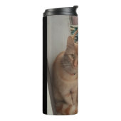 Orangekatzenfoto Thermosbecher (Nach links gedreht)