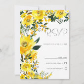 Orangelbe sommerliche botanische UAWG Einladung (Vorderseite)