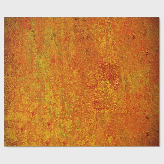 Orangelber Grunge Hintergrund Abstract,Art,Backgr Geschenkpapier (Flach)