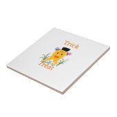 Orangelber halloween ghost trick oder treat hinzuf fliese (Seite)