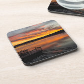 Orangelicious Morning Getränkeuntersetzer (Linke Seite)