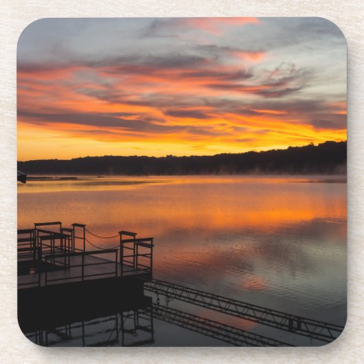 Orangelicious Morning Getränkeuntersetzer (Vorderseite)