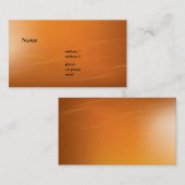 orangeline Visitenkarte (Vorne/Hinten)