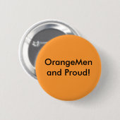 OrangeMen und stolzes! Button (Vorne & Hinten)