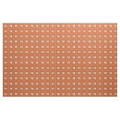Orangemonogramm Stoff (Yard (91,4 cm))