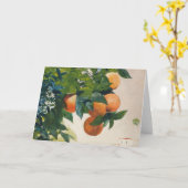 Orangen an einer Zweigstelle | Winslow Homer Karte (Gelbe Blume)