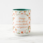 Orangen-Angebot Tasse (Zentrum)