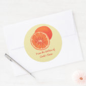 Orangen, aus der Küche der, Aufkleber (Umschlag)