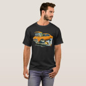 Orangen-Auto 1968-69 Plymouths GTX T-Shirt (Vorne ganz)