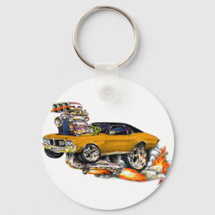Orangen-Auto 1970-72 Buicks GS Schlüsselanhänger