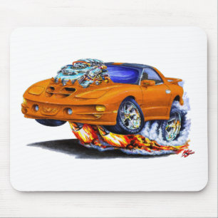 Orangen-Auto 1998-02 Firebird Transportes morgens Mousepad