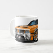 Orangen-Auto Olds Macheten-442 Kaffeetasse (Vorderseite Links)