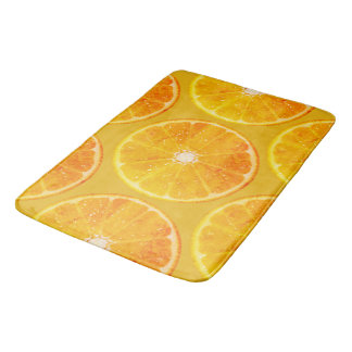 Orangen Badematte
