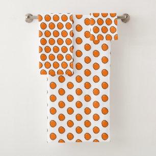 Orangen Badhandtuch Set