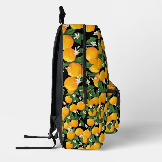 Orangen Bedruckter Rucksack (Links)