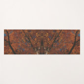 orangen Blätter an einem Herbstbaum Yogamatte (Vorderseite (Horizontal))