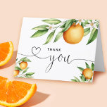 Orangen Blumenzweig Hand Lettisch Dankeskarte<br><div class="desc">Danke,  dass Ihre Gäste zu Ihrem Anlass gekommen sind,  ob es sich nun um eine Babydusche oder um einen Geburtstag handelte. Fügen Sie Ihre Nachricht auf der Rückseite hinzu oder verließ sie leer und schreiben Sie eine Nachricht an Ihre Gäste.</div>