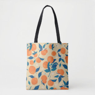 Orangen Branchen: Beige Hintergrundmuster Tasche