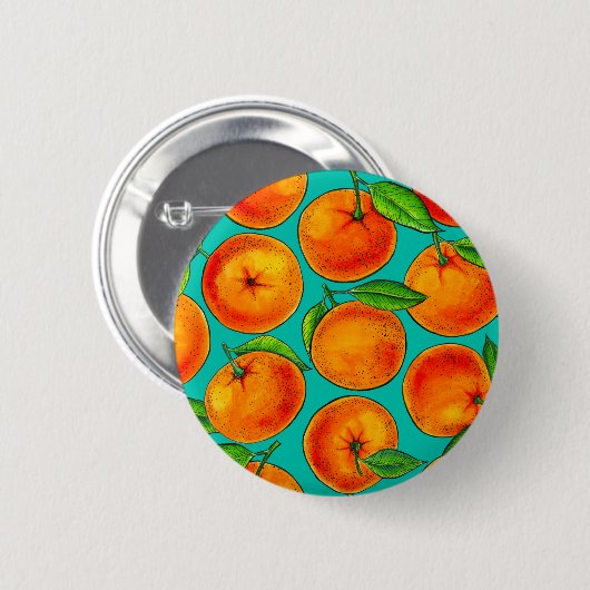 Orangen Button (Vorne & Hinten)