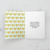 Orangen Citrus Geburtstag Karte (Innenseite)
