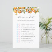 Orangen Citrus Mama oder Vater Kinderduschenspiel (Stehend Vorderseite)