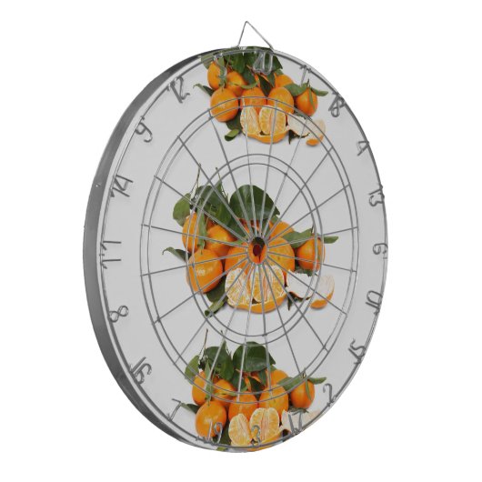 Orangen Dartscheibe (Vorderseite Links)