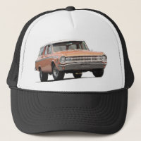 Orangen-Dodge-Kombiwagen 1964