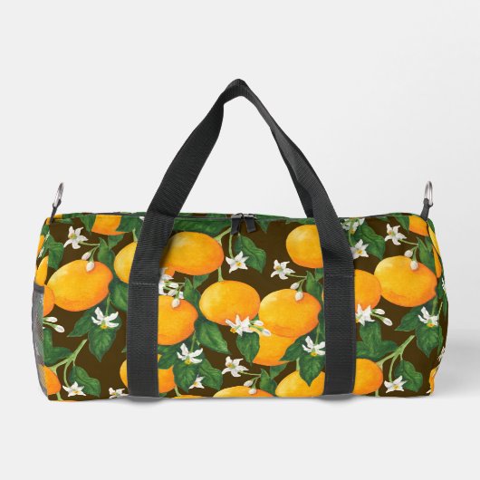 Orangen Duffle Bag (Rückseite)