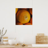 Orangen / Feinschmecker Küchenplakat Poster (Küche)