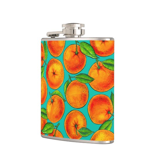 Orangen Flachmann (Links)