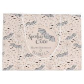 Orangen Fledermäuse schwach Niedliches Geschlecht  Große Geschenktüte (Rückseite)