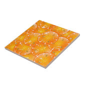 Orangen Fliese (Seite)
