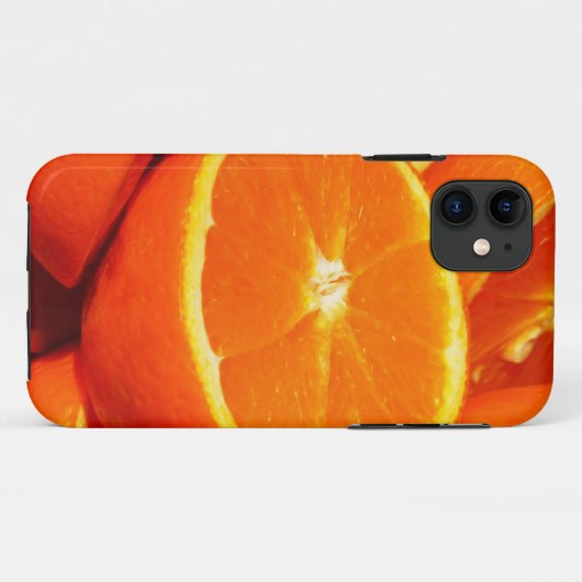 Orangen-Fotografie Case-Mate iPhone Hülle (Rückseite (Horizontal))