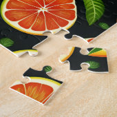 Orangen Früchte Muster Puzzle (Seite)