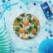 Orangen FruchtZitrusfrüchte Cocktail Party Pappteller (Party)