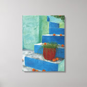 Orangen für griechische Wasserfarben Leinwanddruck (Vorderseite)