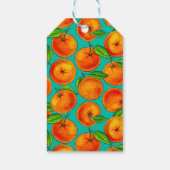 Orangen Geschenkanhänger (Rückseite)