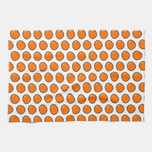 Orangen Geschirrtuch