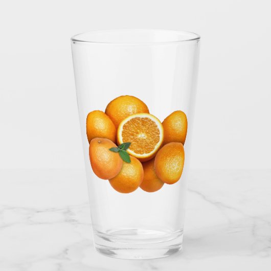 Orangen Glas (Vorderseite)