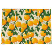 Orangen Große Geschenktüte (Vorderseite)