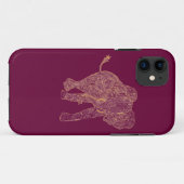 Orangen-/Himbeerelefant iPhone 5 Fall Case-Mate iPhone Hülle (Rückseite (Horizontal))