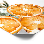 Orangen im Winter - Brautparty willkommen Poster (Ecke)