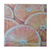 Orangen in Scheiben Fliese (Vorderseite)