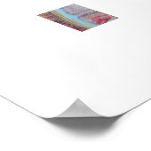 Orangen in Scheiben Poster (Ecke)