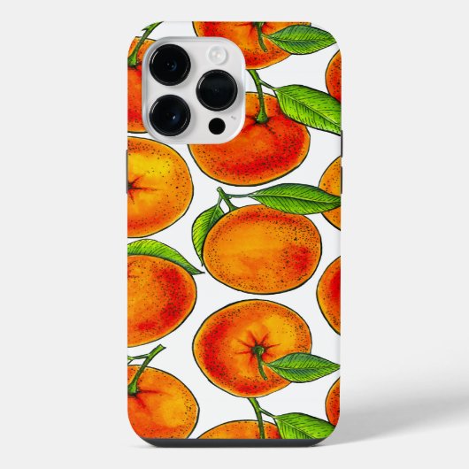 Orangen iPhone Hülle (Rückseite)
