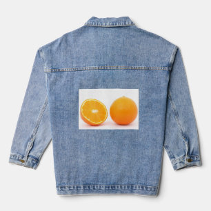 Orangen Jeansjacke